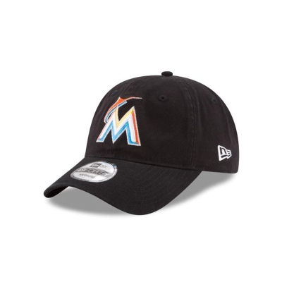 Sapca New Era Miami Marlins MLB Core Fit 49FORTY Fitted - Negrii